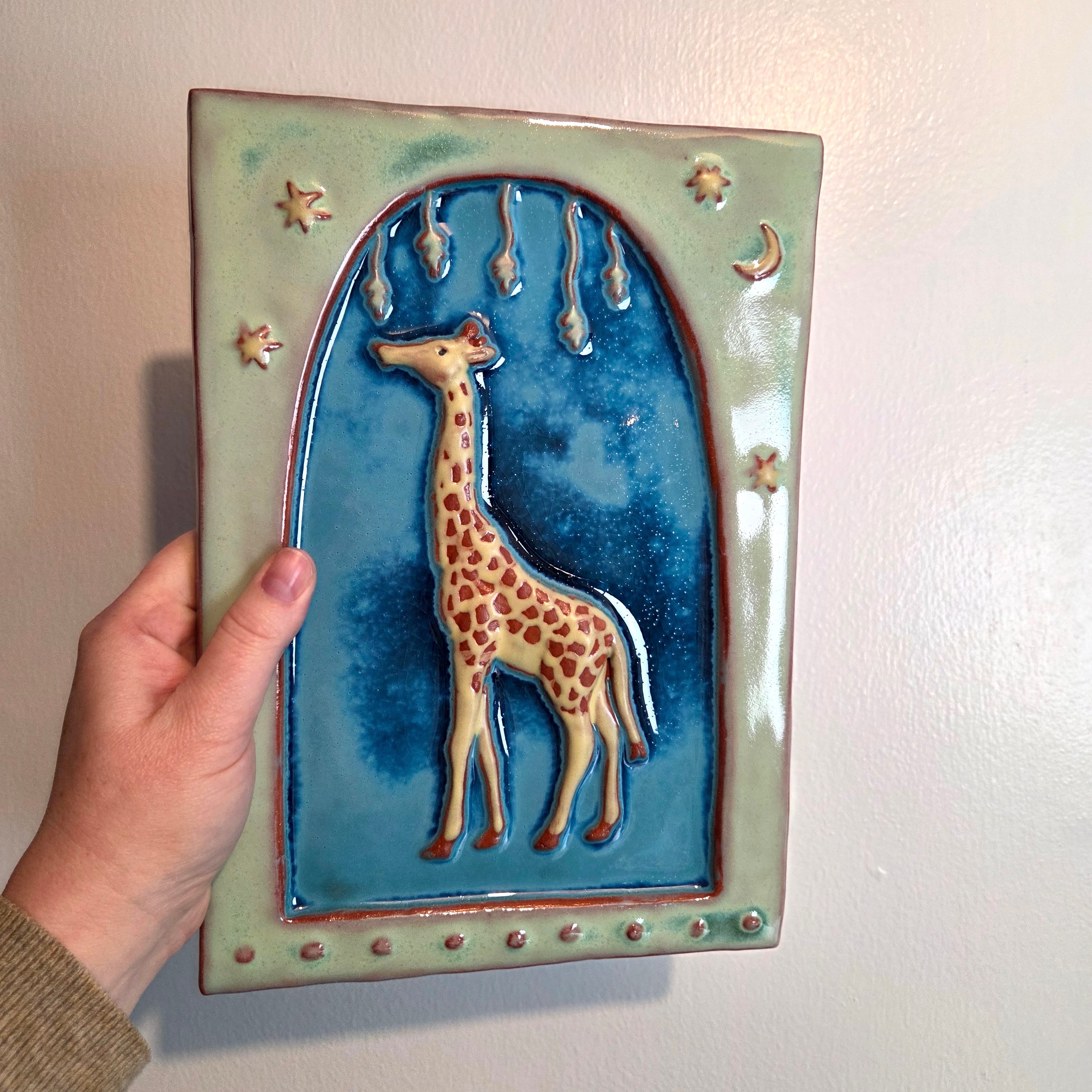 Giraffe Icon Wall Tile - Heart of the Home Inc