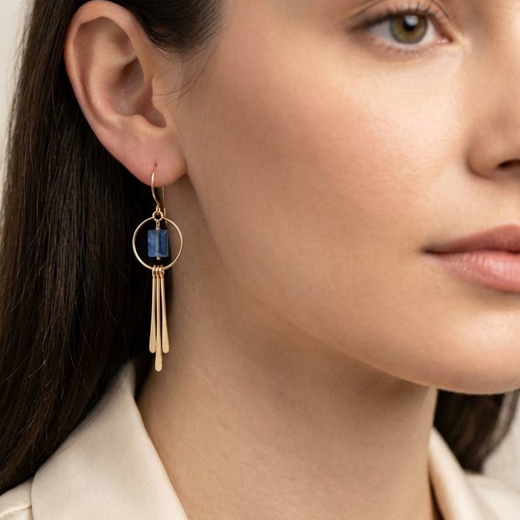 Hydra Kyanite Earrings