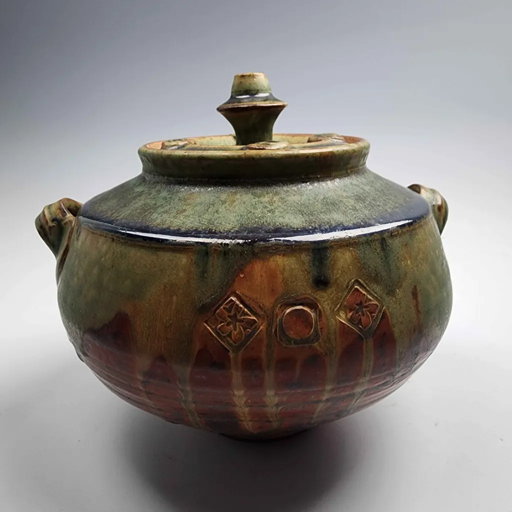 Large Covered Jar