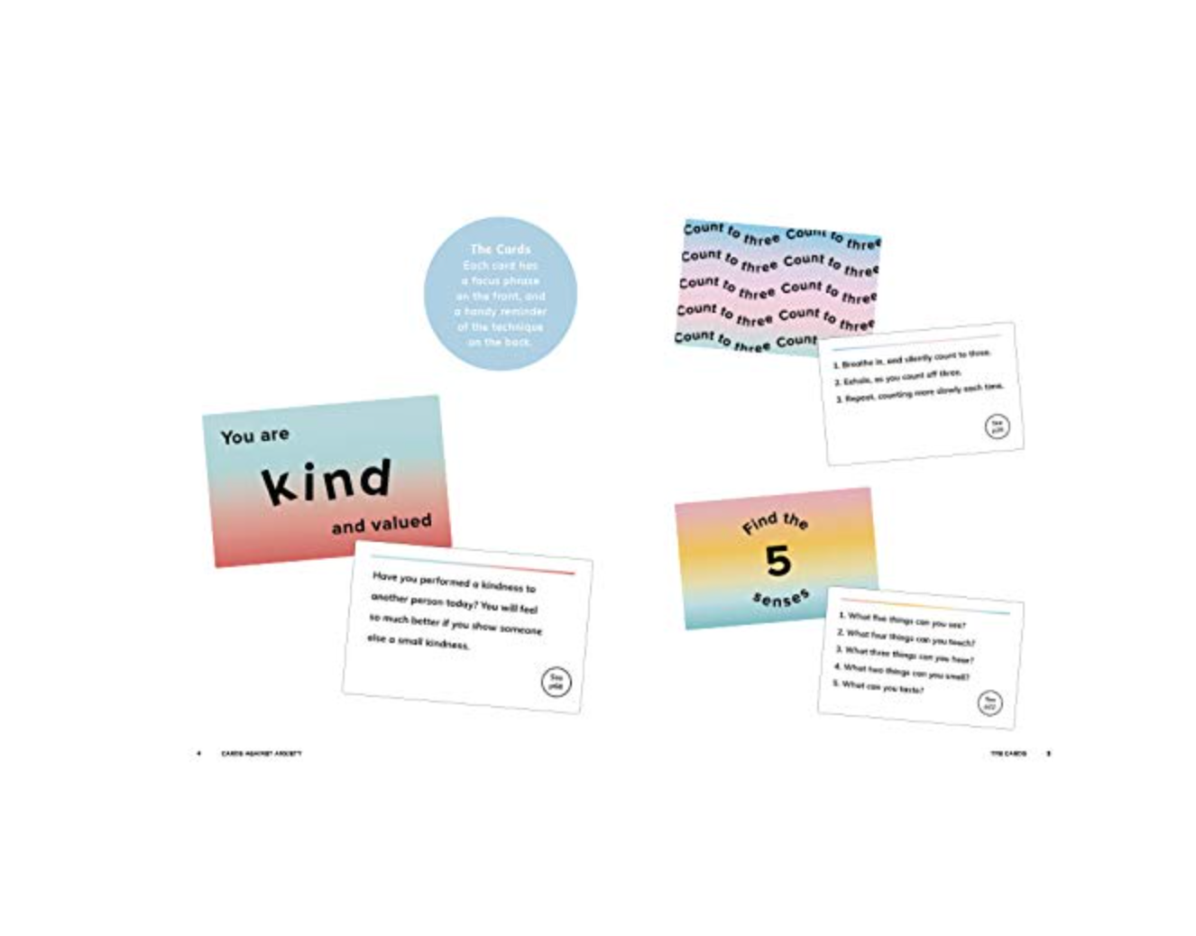 Cards Against Anxiety Guidebook & Card Set: A Guidebook and Cards to Help You Stress Less