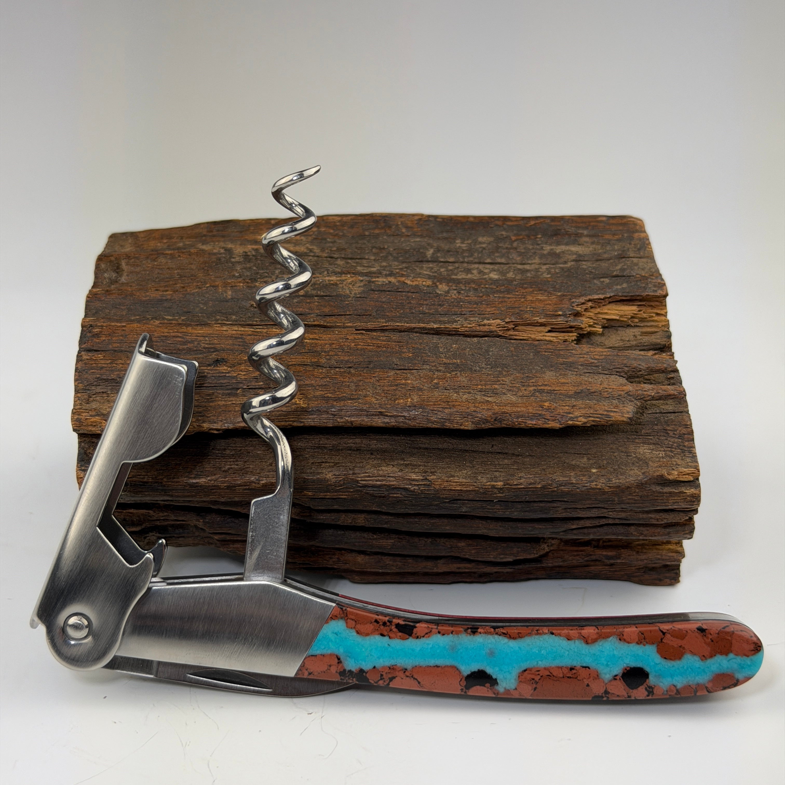 Vein Turquoise Waiter's Knife - Heart of the Home Inc