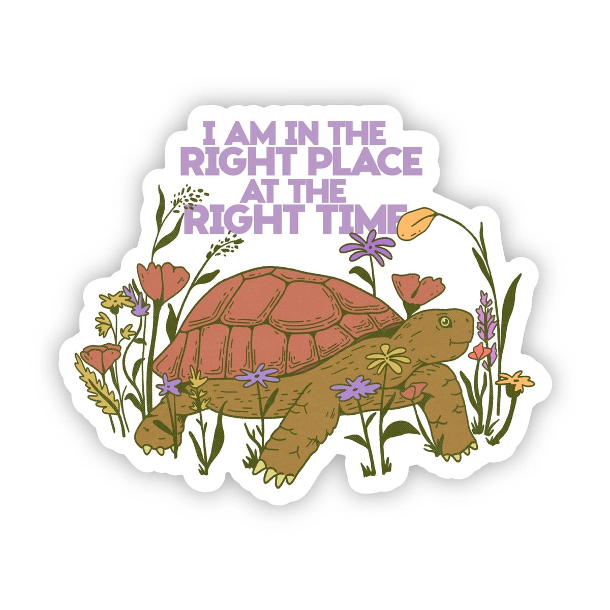 Right Place Turtle Sticker - Heart of the Home LV