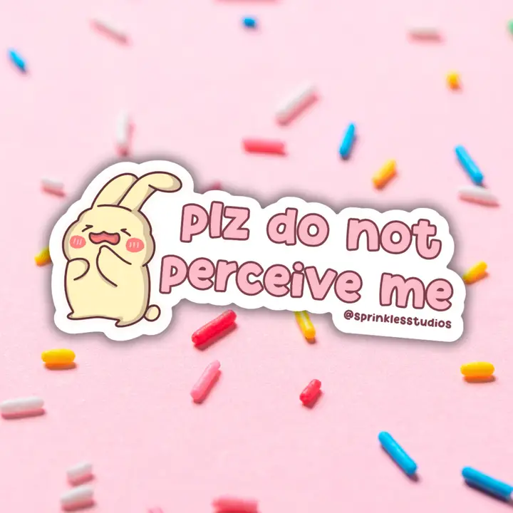 Do Not Perceive Me Sticker - Heart of the Home Inc