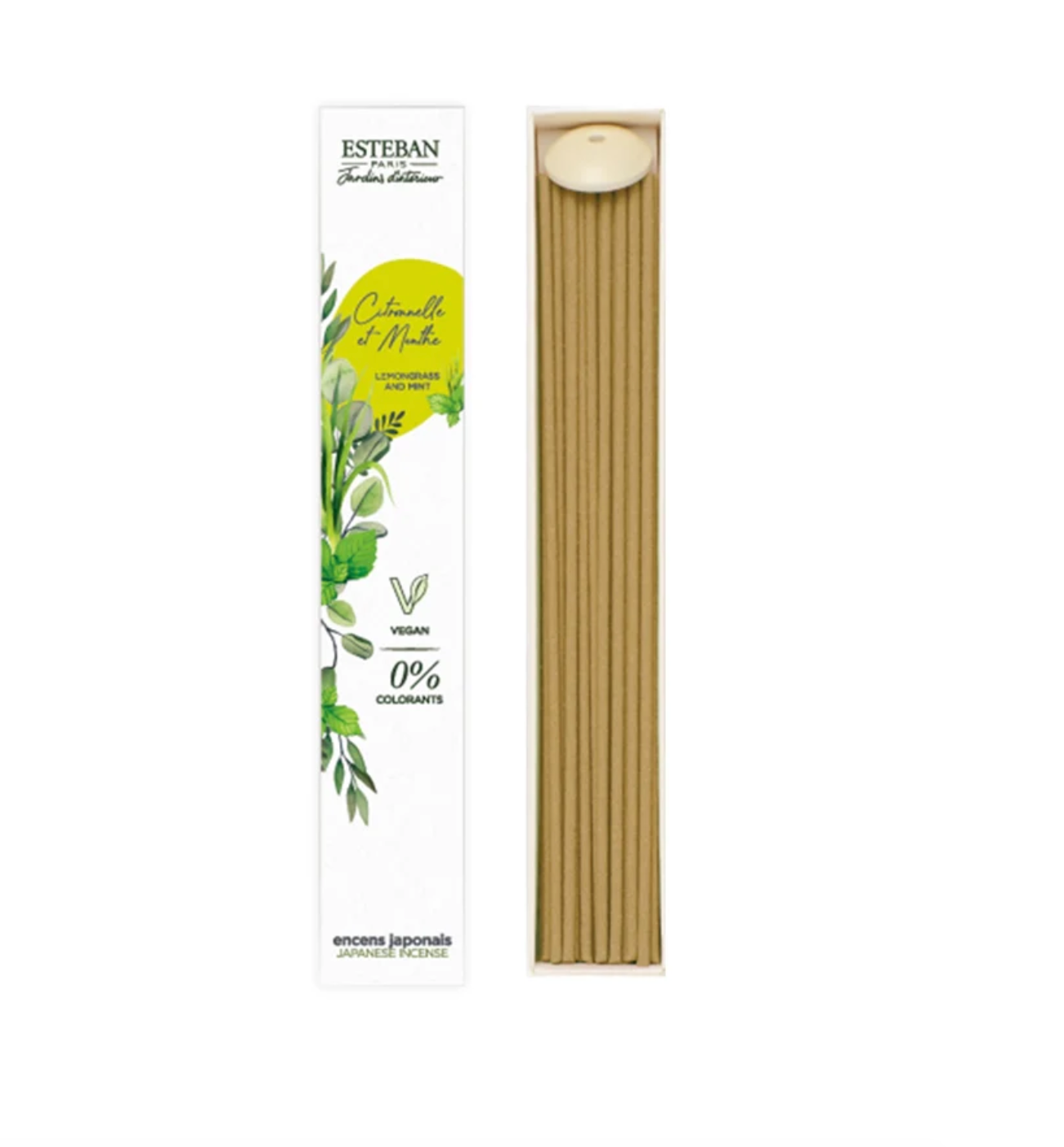 Interior Garden Nature Incense - Lemongrass and Mint - Heart of the Home Inc