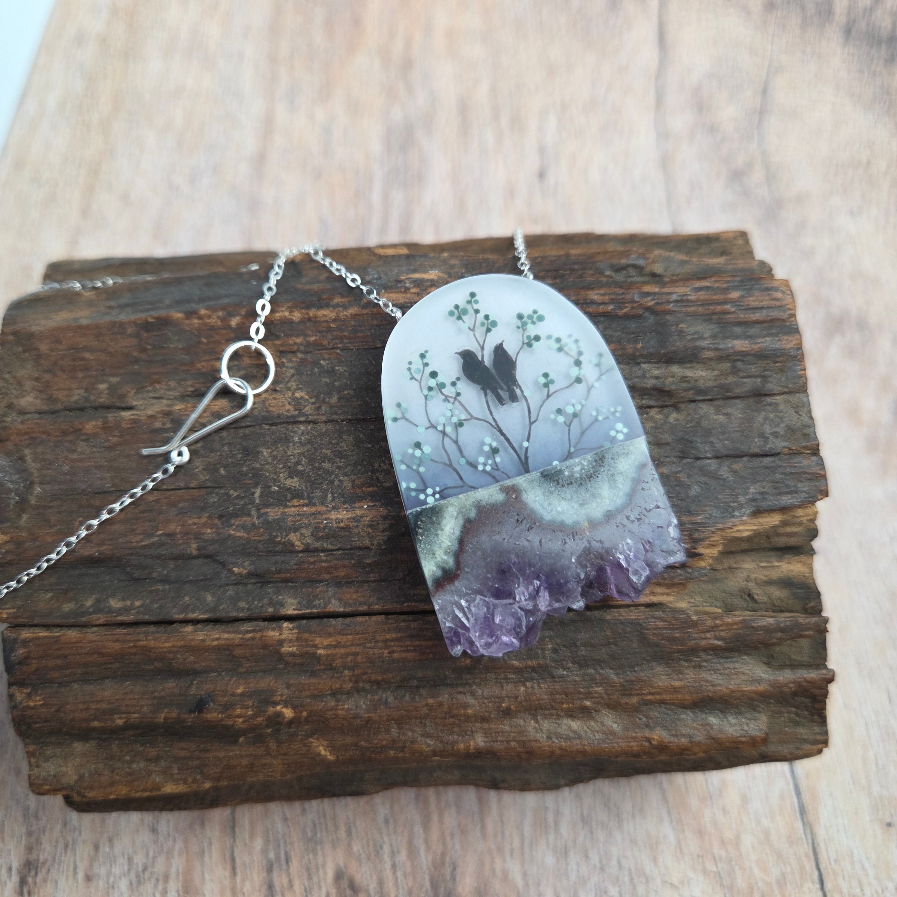 Two Birds Necklace