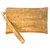 Gold Fleck Cork Wristlet Pouch - Heart of the Home LV