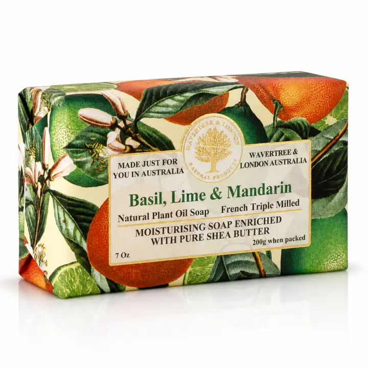 Basil, Lime, & Mandarin Soap