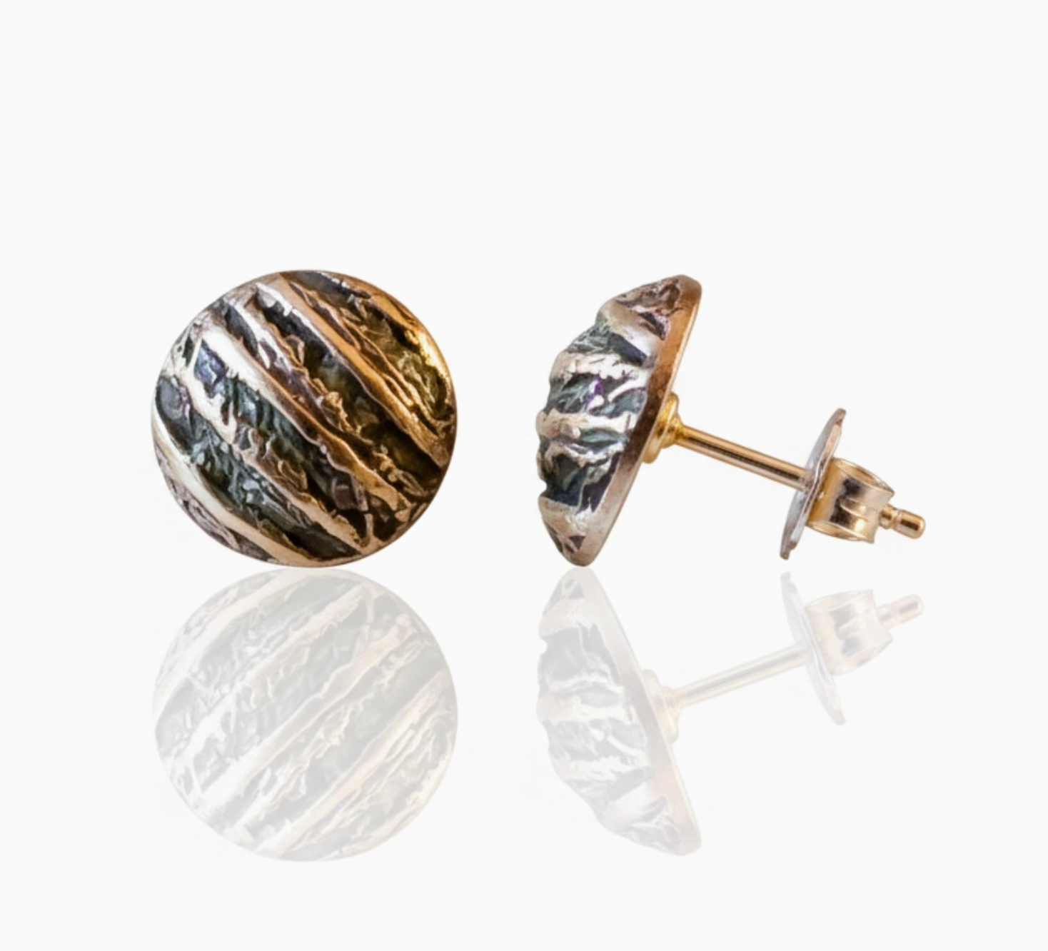 Warm Palm Button Studs