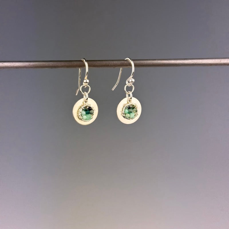 Ocean Disc Earrings - Heart of the Home Inc