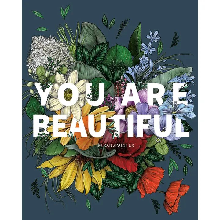 You Are Beautiful LGBTQ Pride Sticker