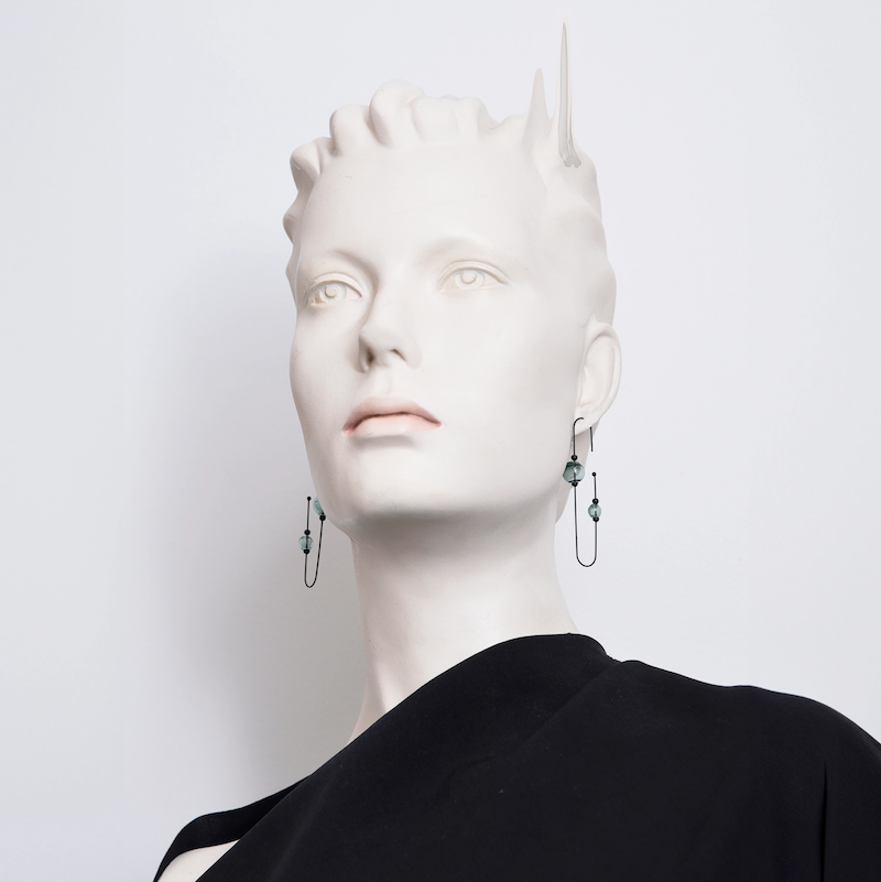 Amber Harp Hoop Earrings - Heart of the Home Inc