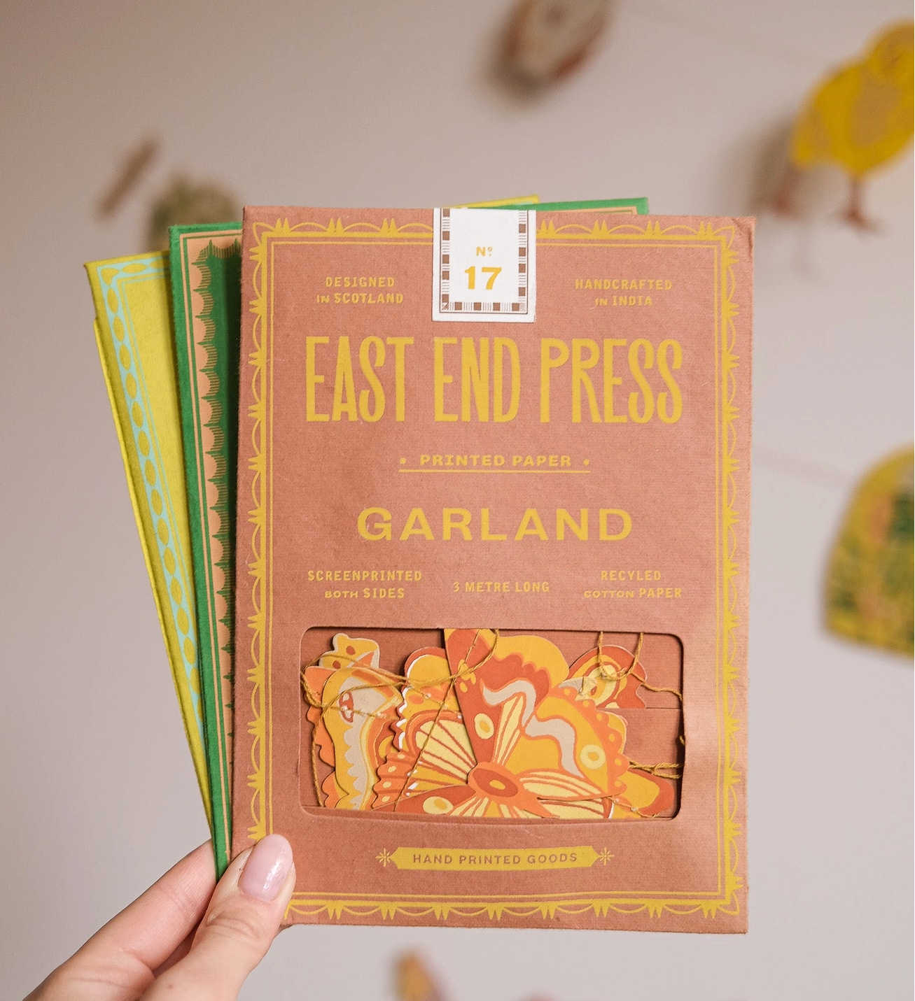 British Butterfly Garland - Heart of the Home Inc