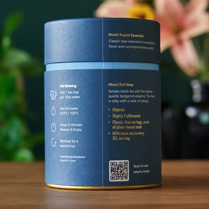 Earl Grey Organic Tea Bags