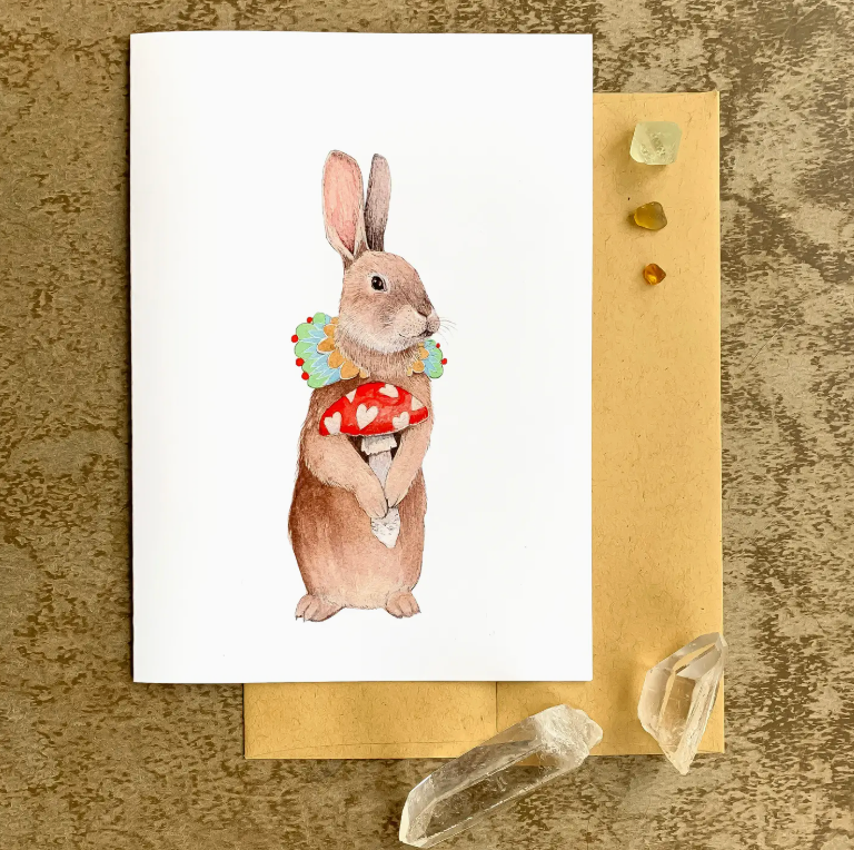 Mushroom Love Card - Heart of the Home Inc