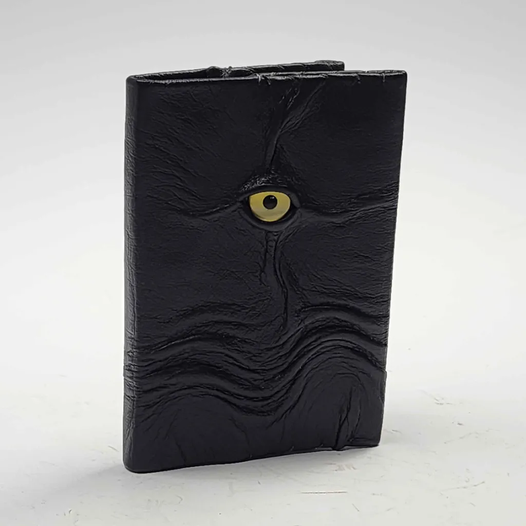 Leather Card Wallet with Eye