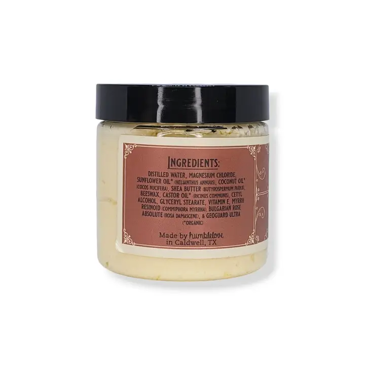 Rose + Myrrh Magnesium Cream 4oz - Heart of the Home Inc