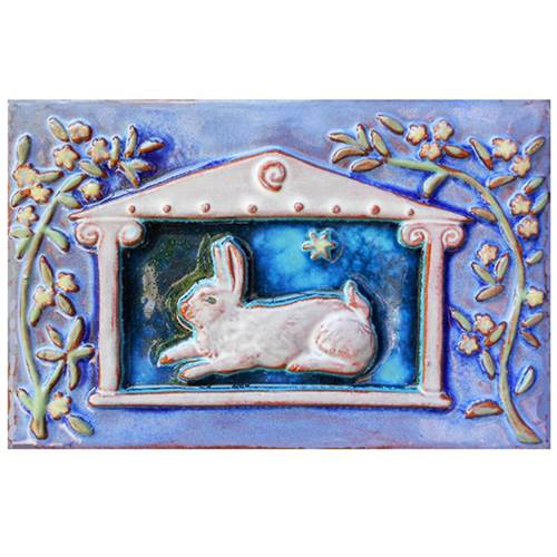 Animal Icon Bunny Tile - Heart of the Home LV