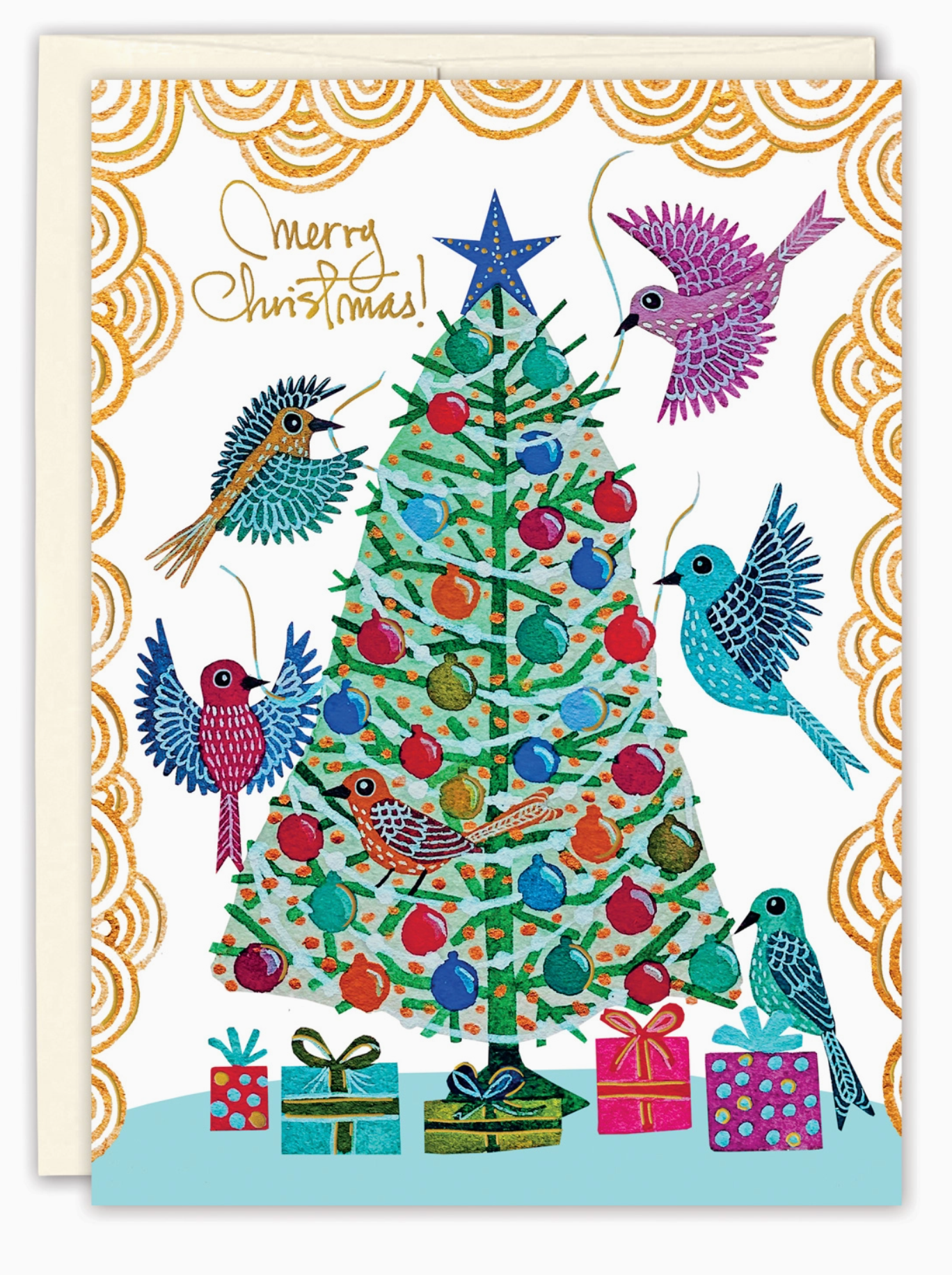 Birds & Tree Christmas Card - Heart of the Home Inc