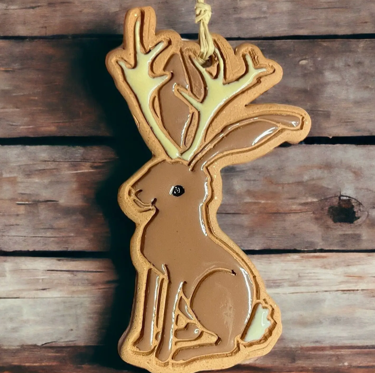 Jackalope Ornament - Heart of the Home Inc