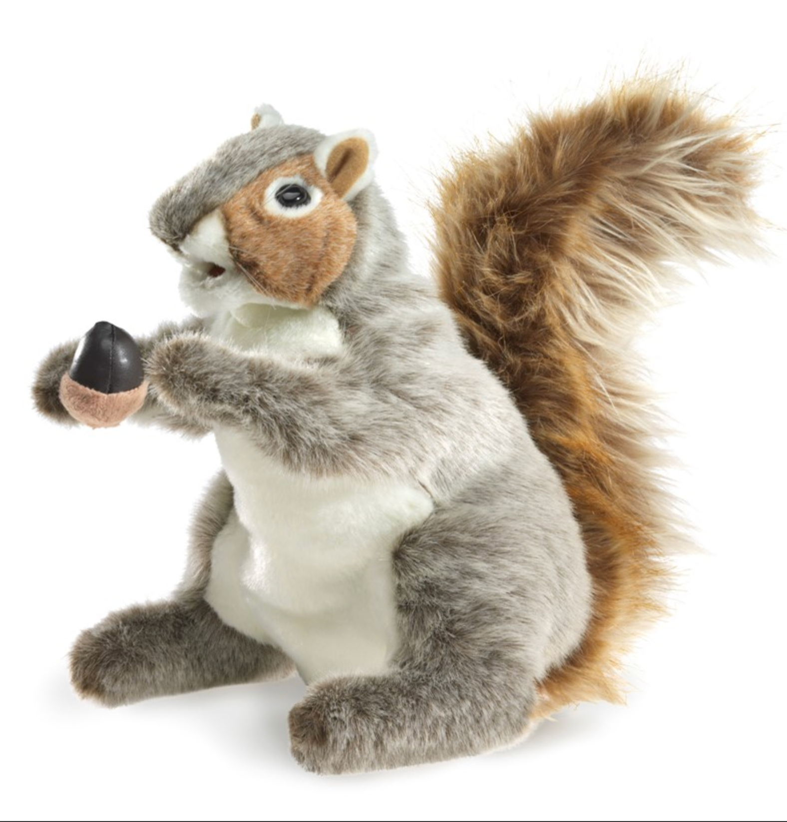 Gray Squirrel Hand Puppet - Heart of the Home Inc