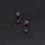 Amber Harp Hoop Earrings - Heart of the Home Inc