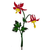 Painted Columbine Flower Garden Stake - Heart of the Home LV