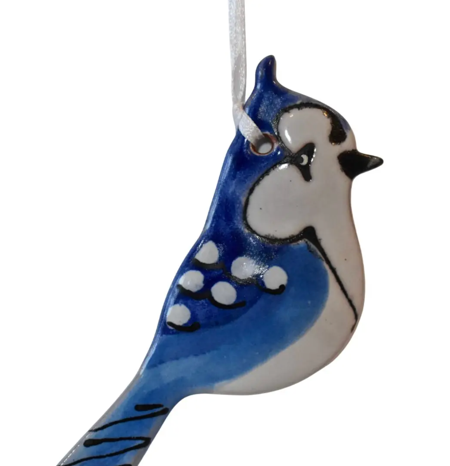 Blue Jay Ceramic Ornament - Heart of the Home Inc