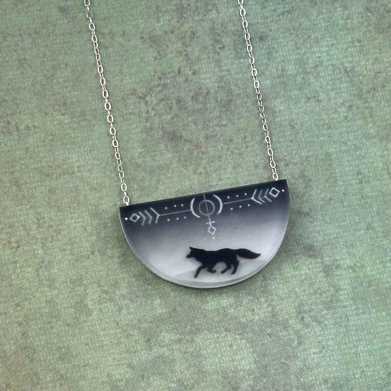 Spirit Fox Necklace - Heart of the Home Inc