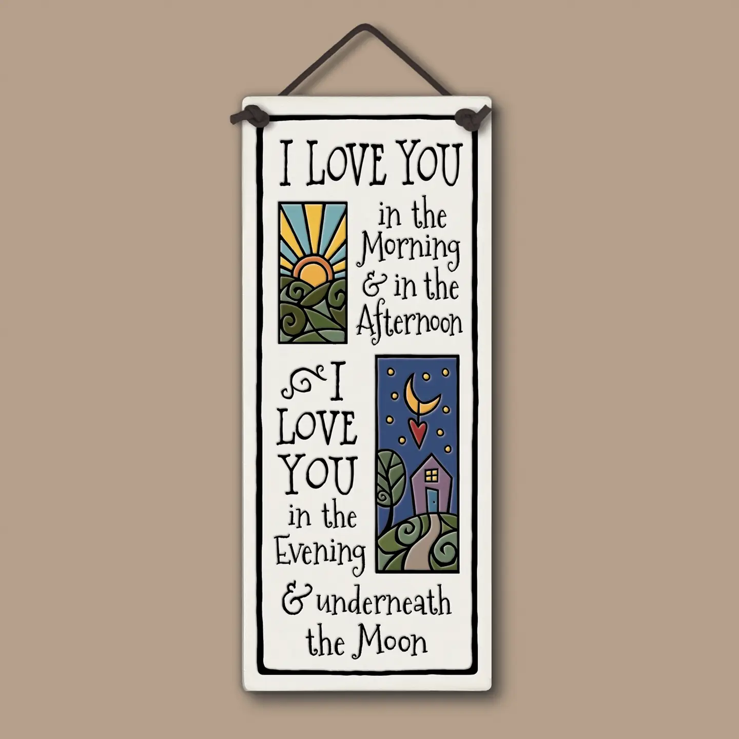 I Love You Wall Plaque - Heart of the Home Inc