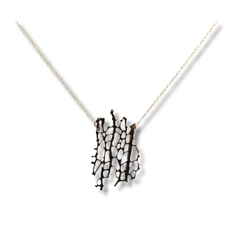 Sea Fan Pendant Necklace - Heart of the Home Inc