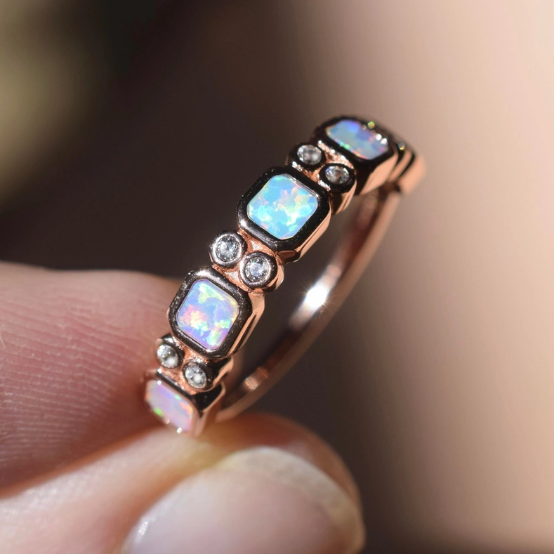 Opal Ombre Juniper Ring