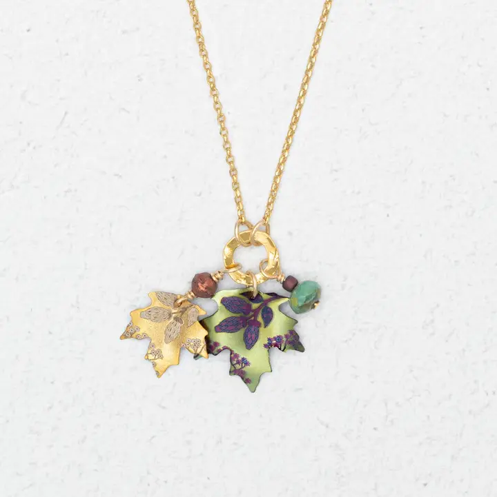 Maple Charm Necklace - Heart of the Home Inc