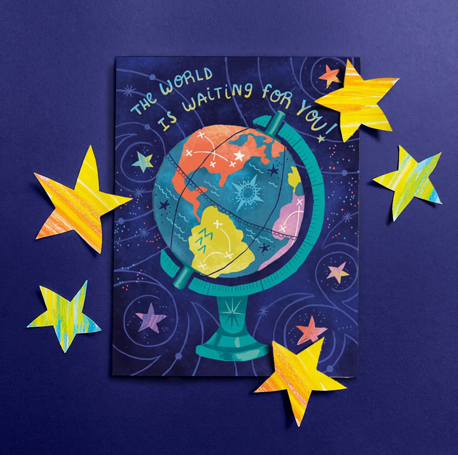 World Is Waiting Graduation Card - Heart of the Home Inc