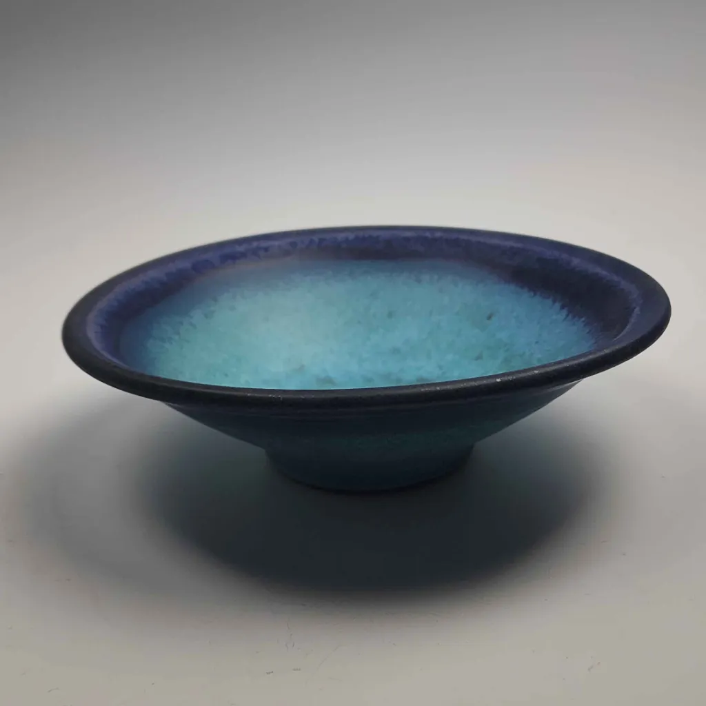 Salad Bowl in Tuquoise and Lavender