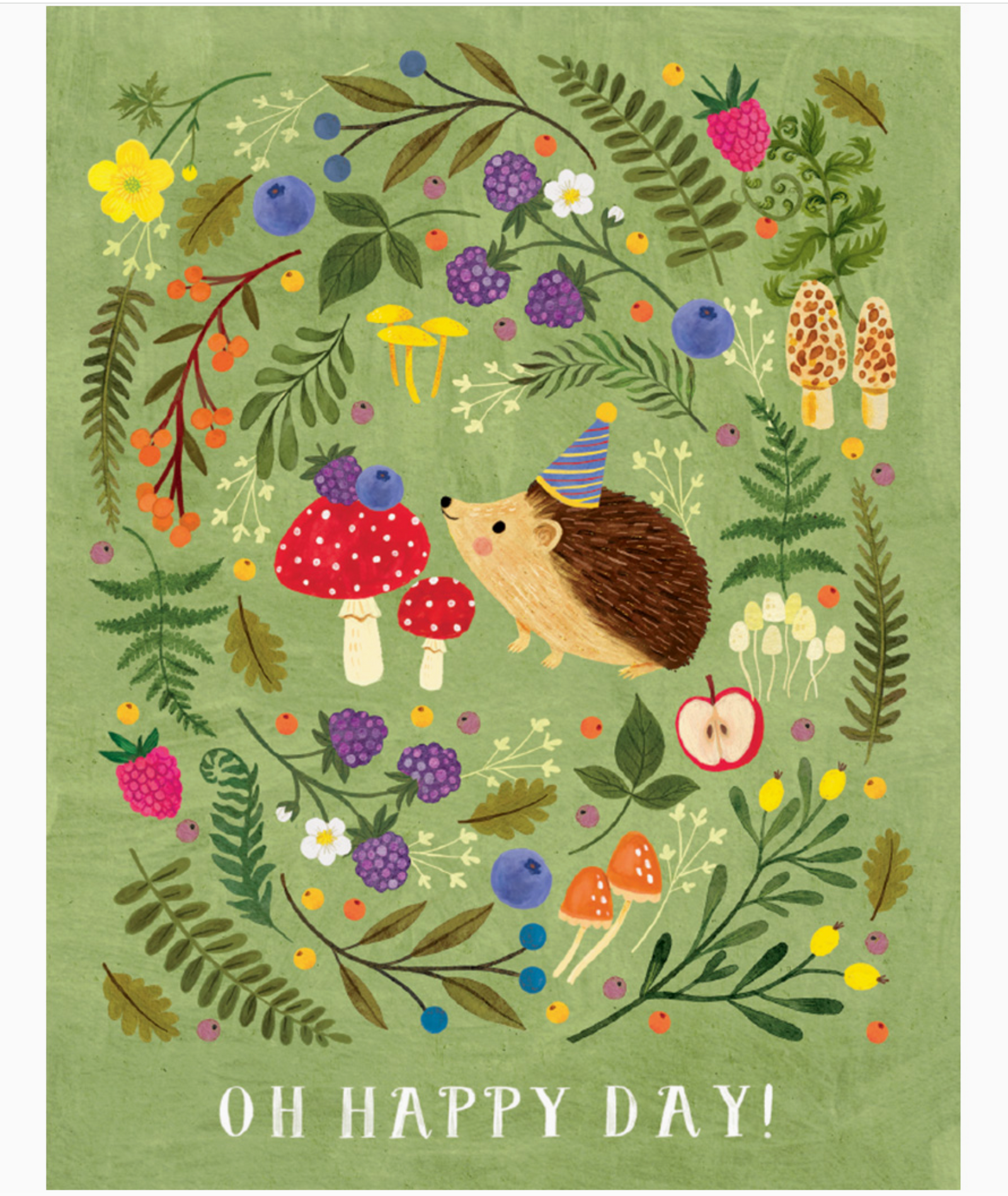 Party Hat Hedgehog Birthday Card - Heart of the Home Inc