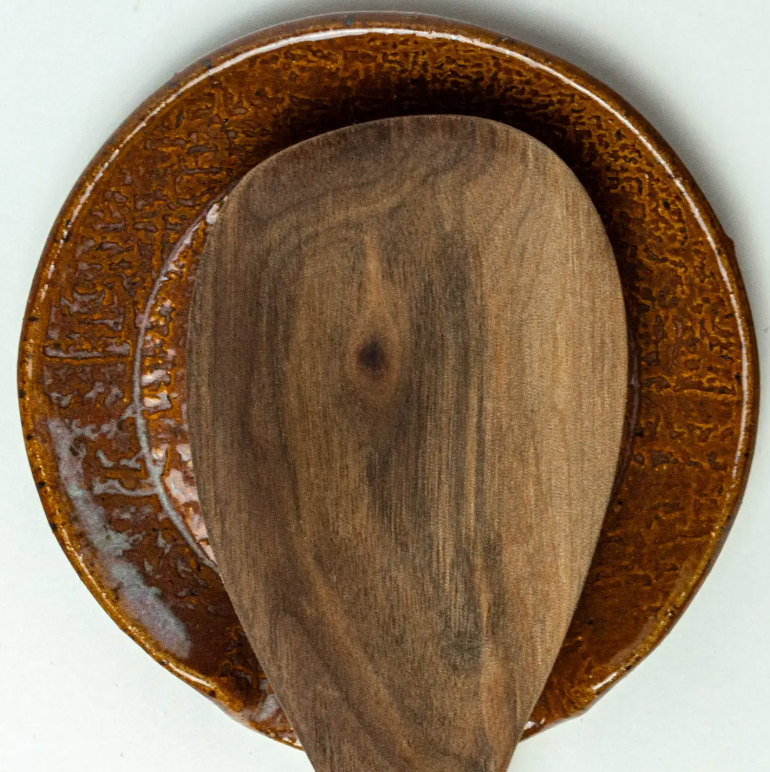 Jack-O'-Lantern Mushroom Pattern Spoon Rest - Heart of the Home Inc