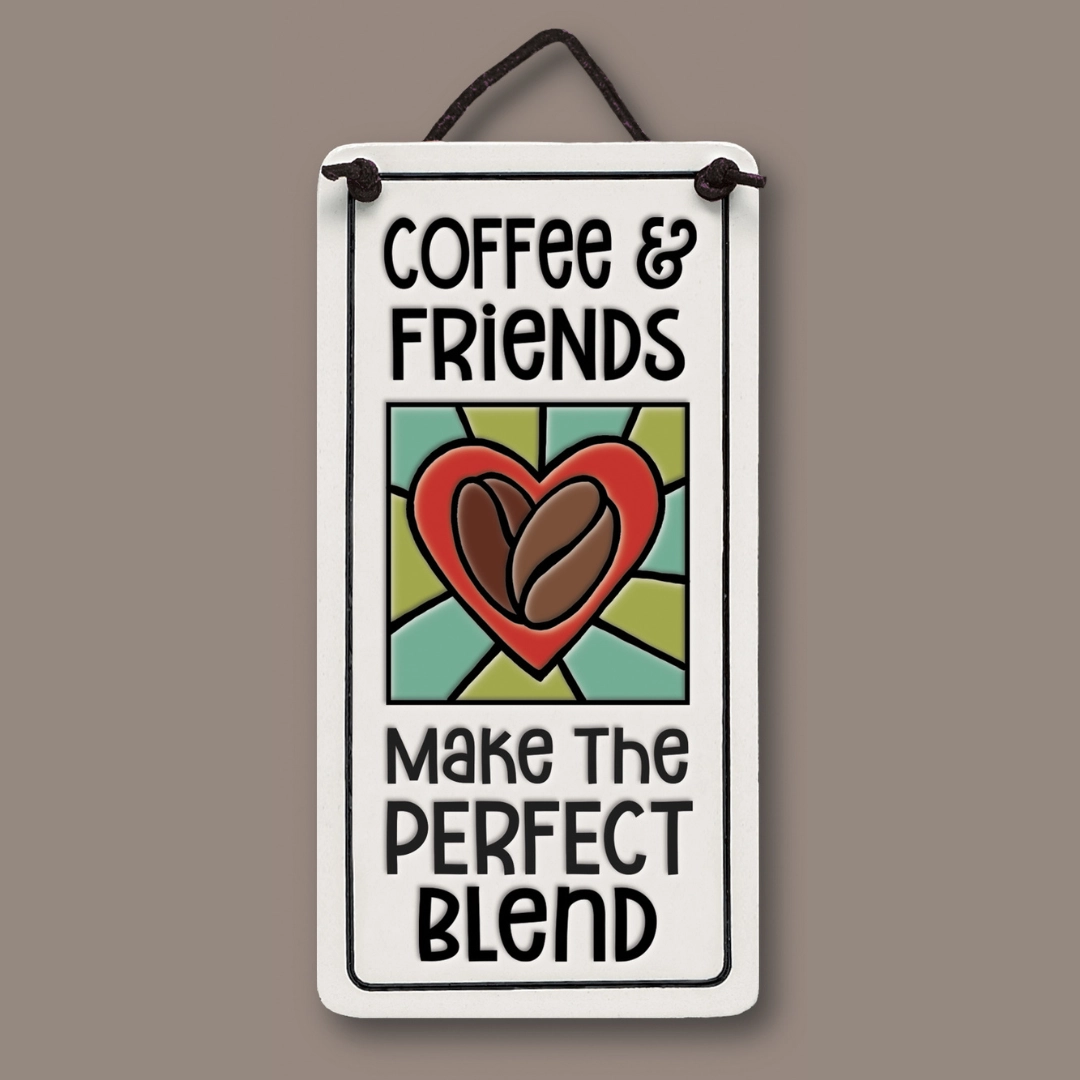 Coffee Friends Mini Tile - Heart of the Home Inc