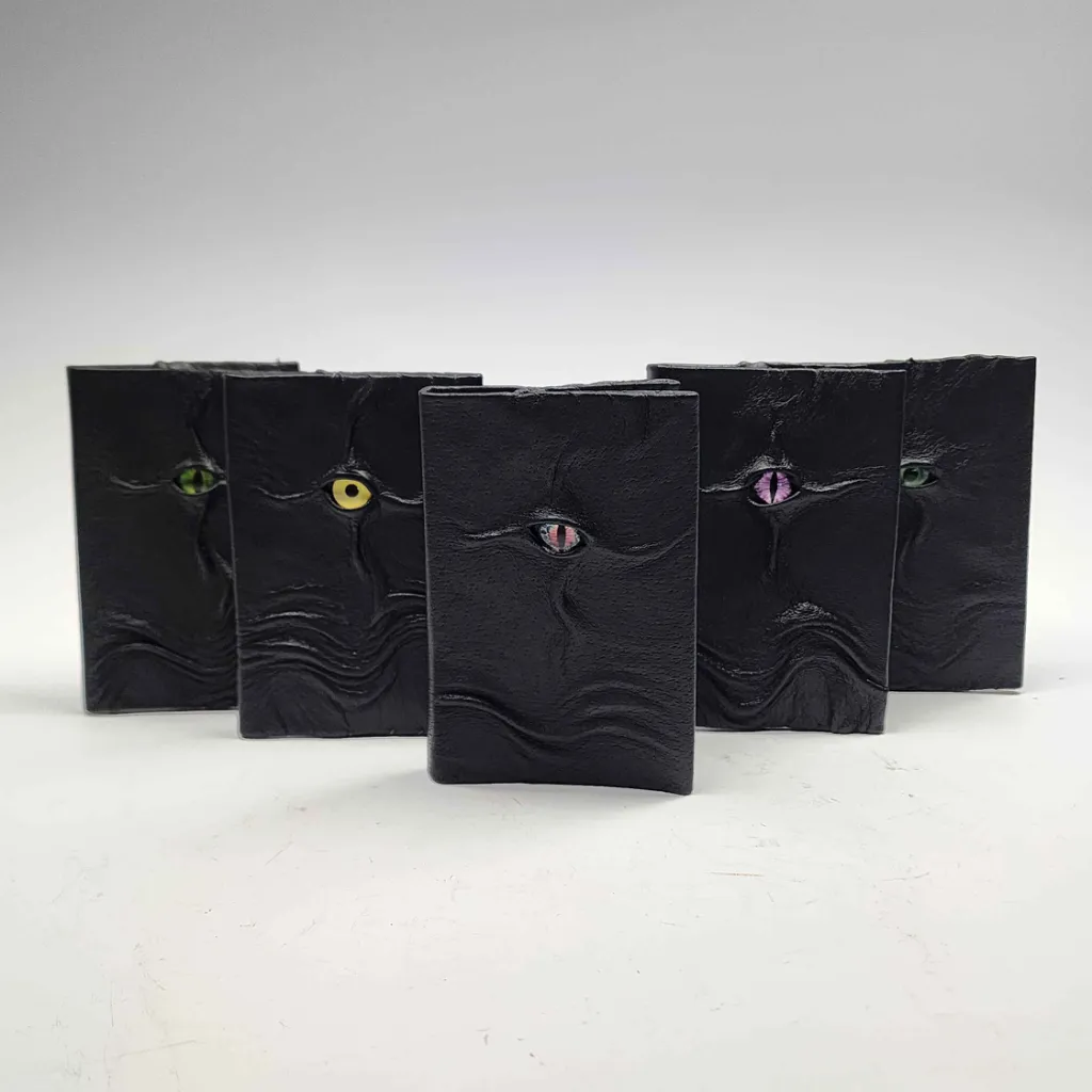 Leather Card Wallet with Eye