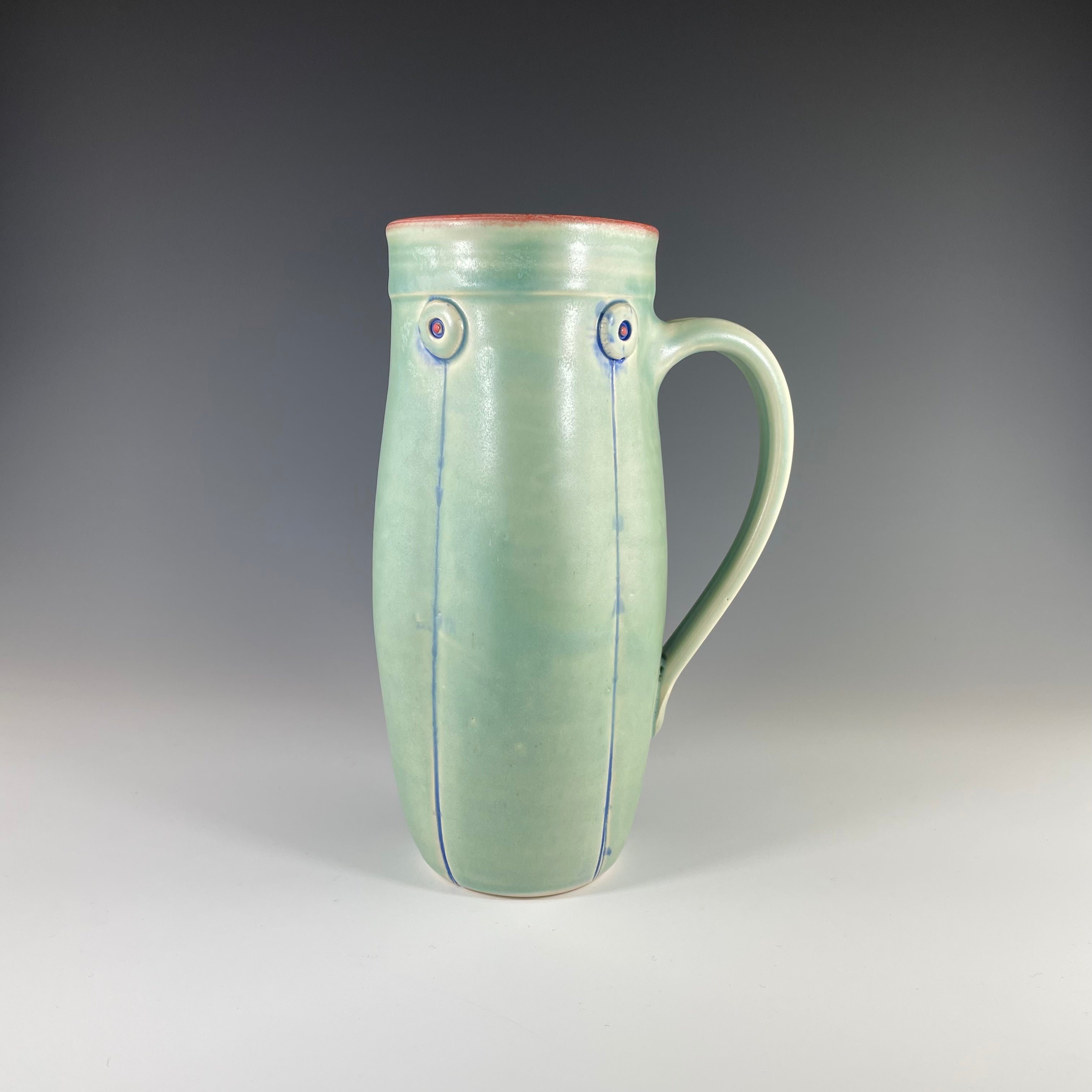 Button Stein in Green - Heart of the Home PA