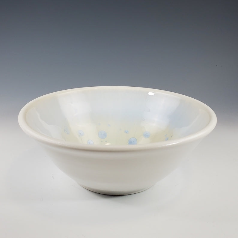 Mini Bowl in Ivory with Blue - Heart of the Home PA