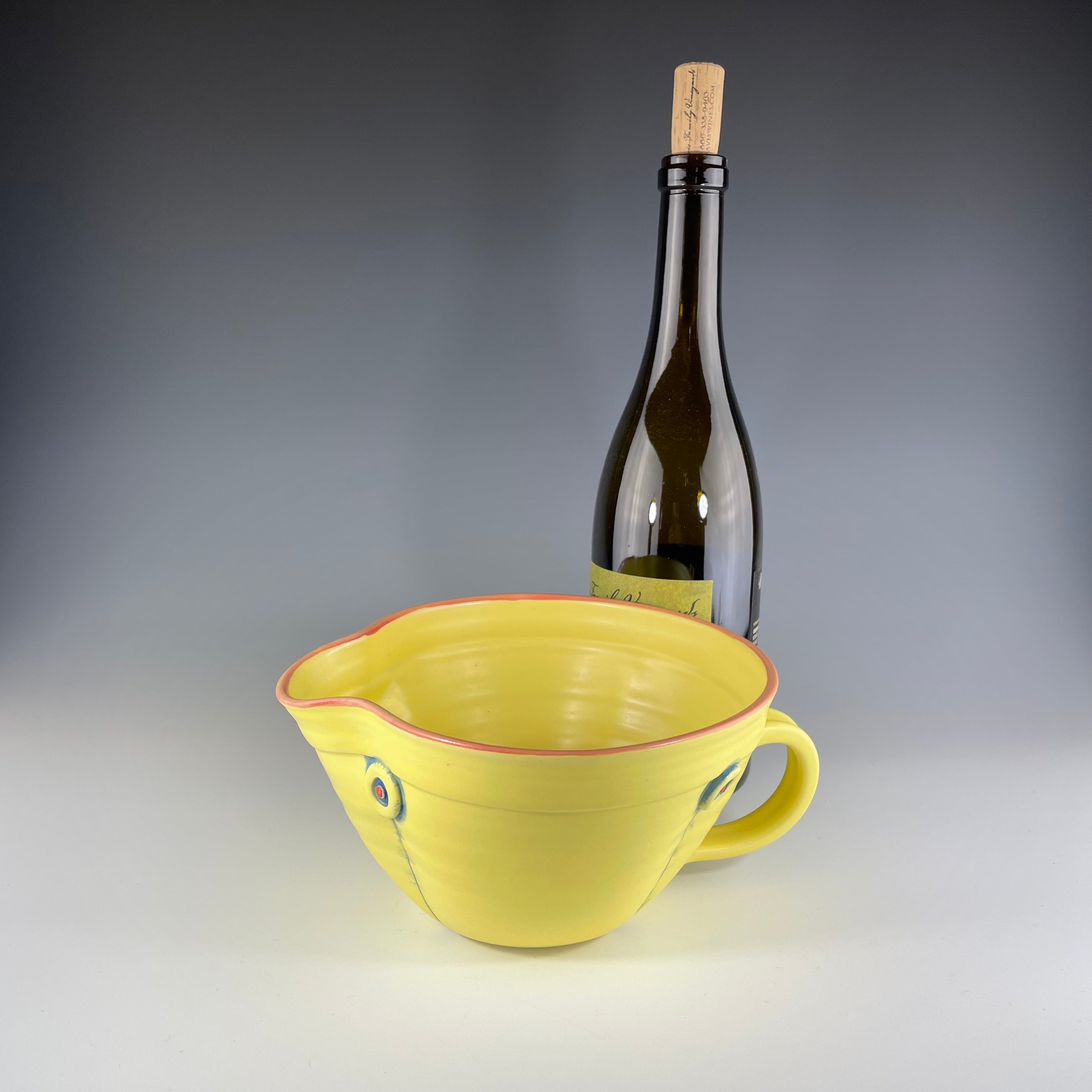 Button Mixing Bowl in Yellow - Heart of the Home PA