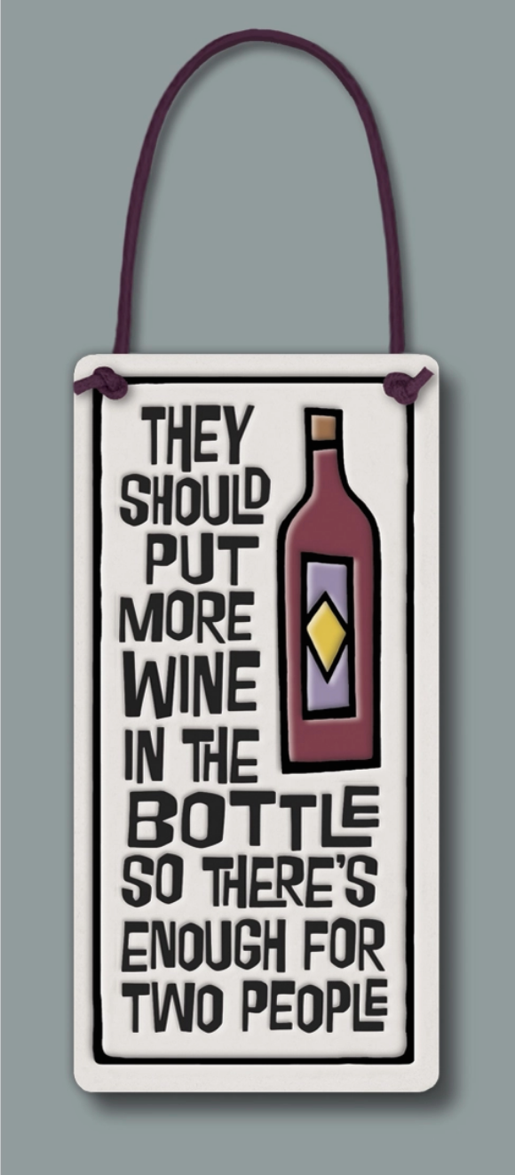 Enough for Two Wine Tag - Heart of the Home PA