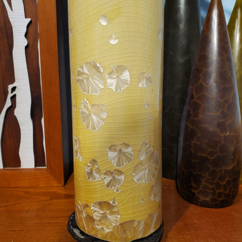 Honey Cylinder Vase - 14&quot; - Heart of the Home PA