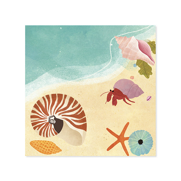 Ocean Shells Pop-Up Card - Heart of the Home PA