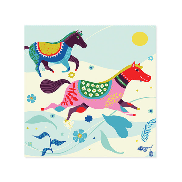 Wild Horses Pop-Up Card - Heart of the Home PA