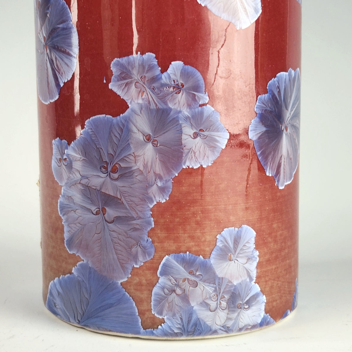 Violet Cylinder Vase - 14&quot; - Heart of the Home PA