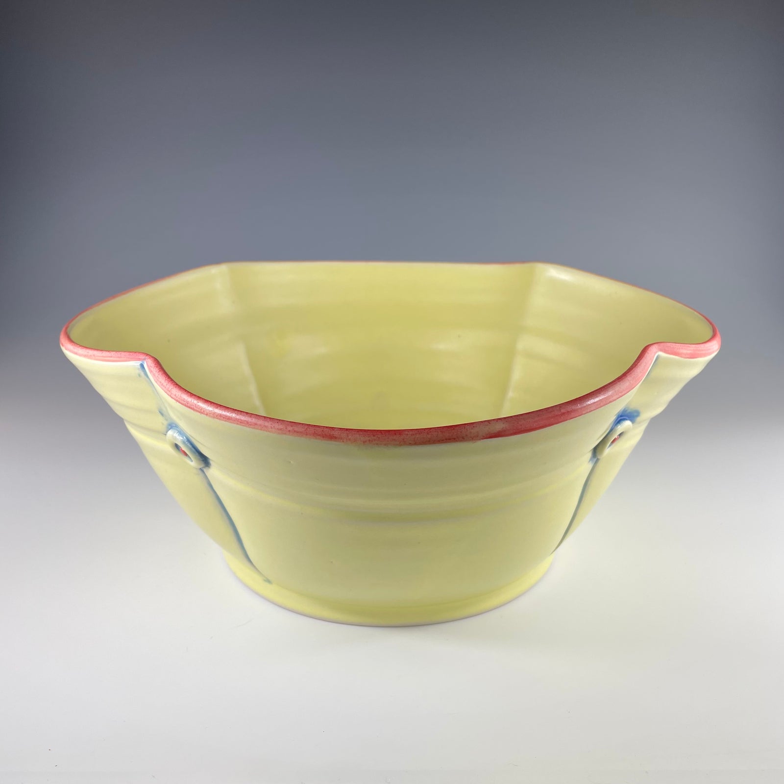 Rebecca Lowery Button Mixing Bowl — Earthenworks