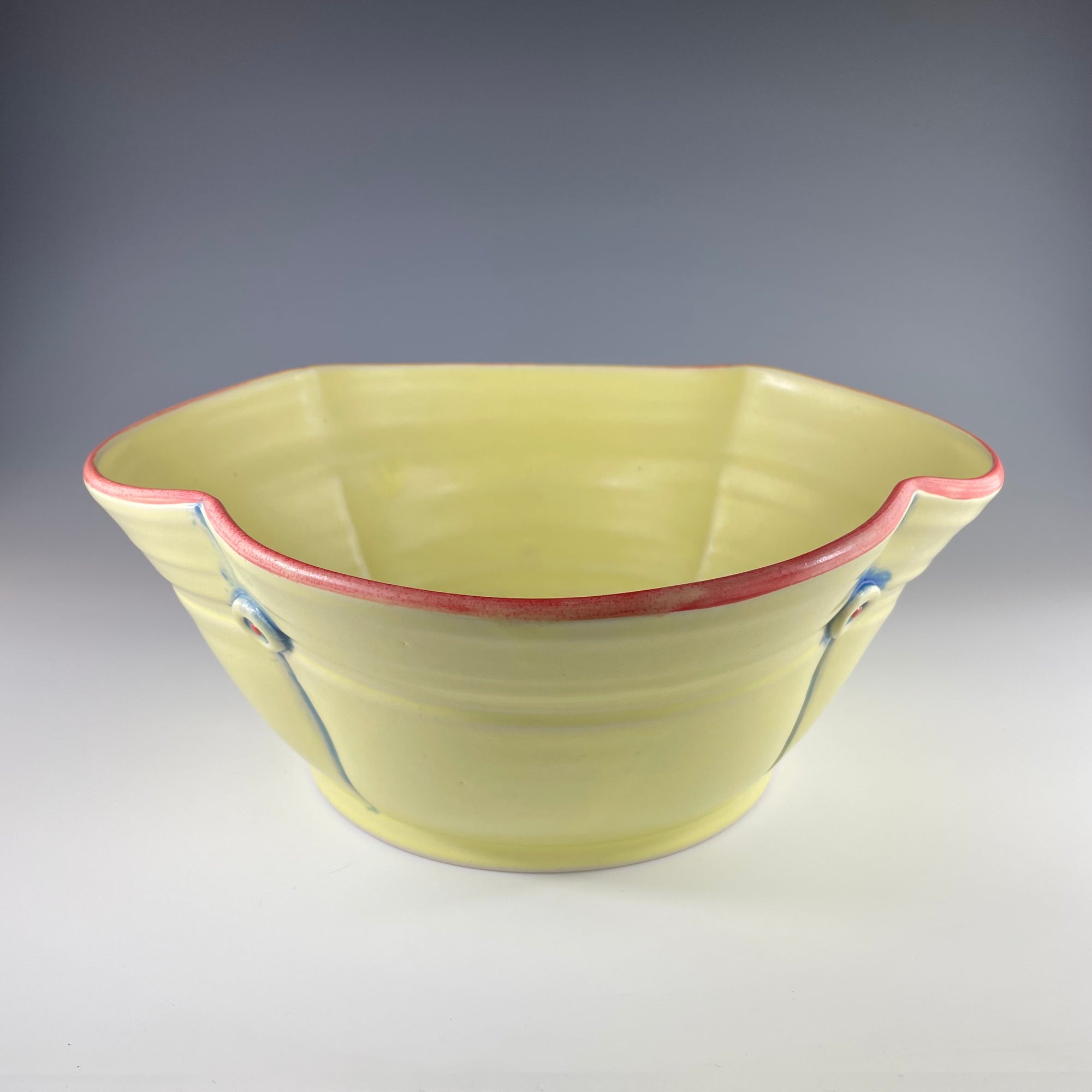 Button Serving Bowl in Yellow - Heart of the Home PA