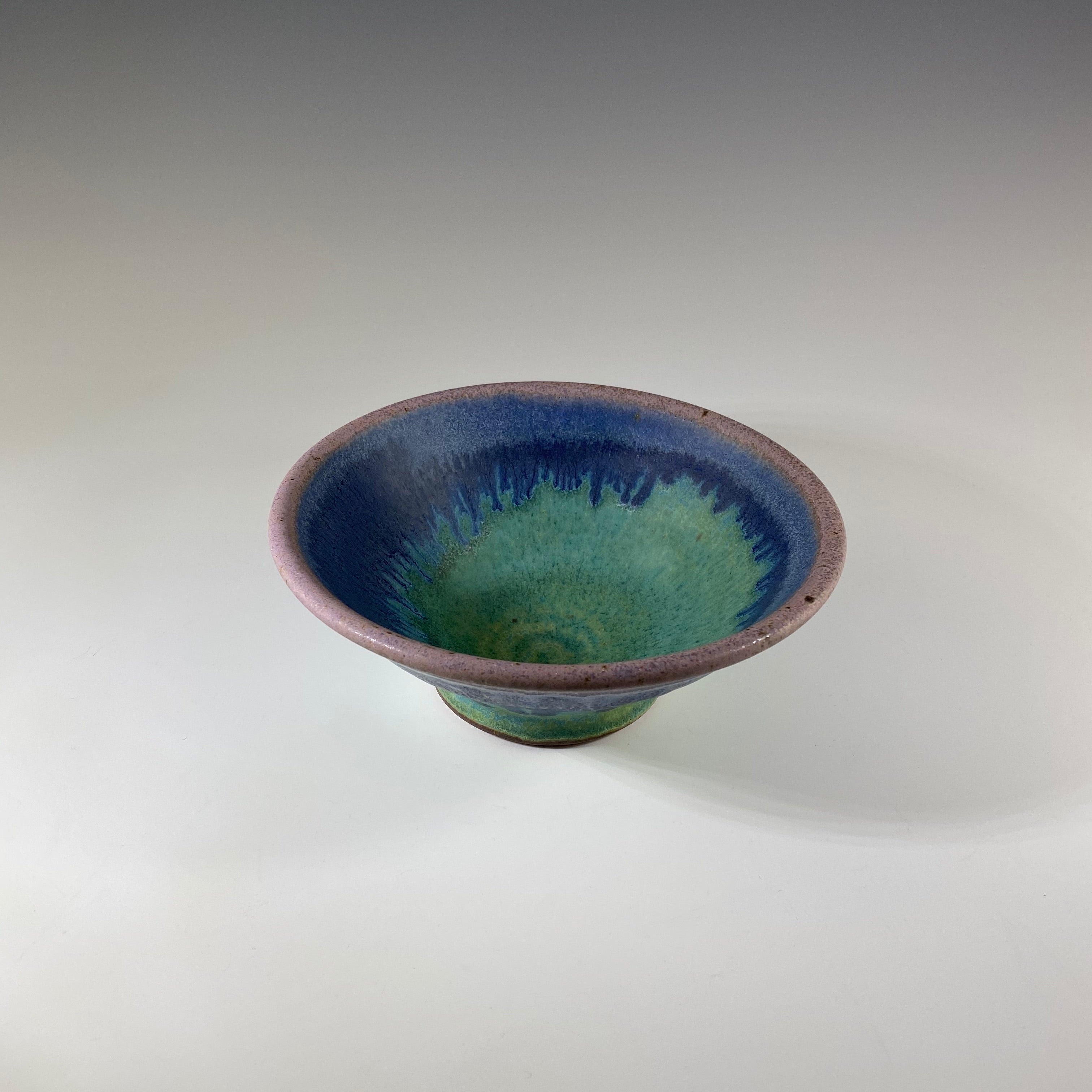 Dessert Bowl in Turquoise & Lavender - Heart of the Home PA