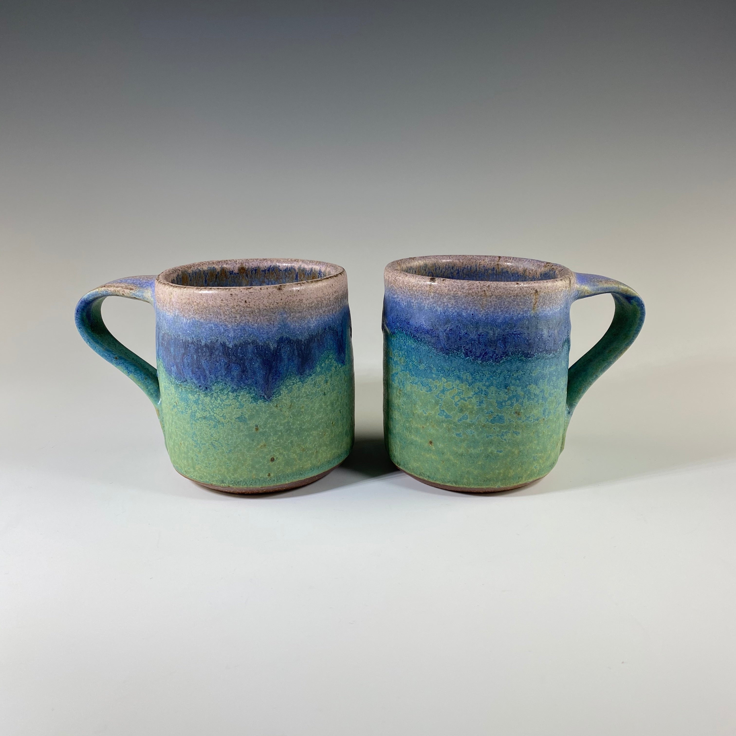 Demitasse Cup in Turquoise & Lavender - Heart of the Home PA